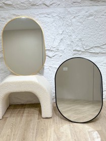 مرآة زجاج دائري