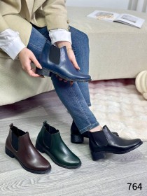 جزمة جلد شتوي موديل 764